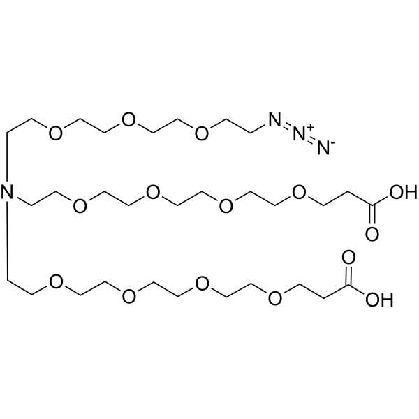 N-(Azido-PEG3)-N-bis(PEG4-acid) 2112731-54-9
